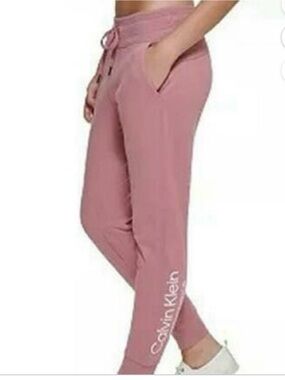 Calvin Klein Dusty Rose Pink Jogger Track Pants